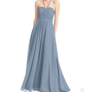 Azazie Felicity Bridesmaid Dress in Dusty Blue